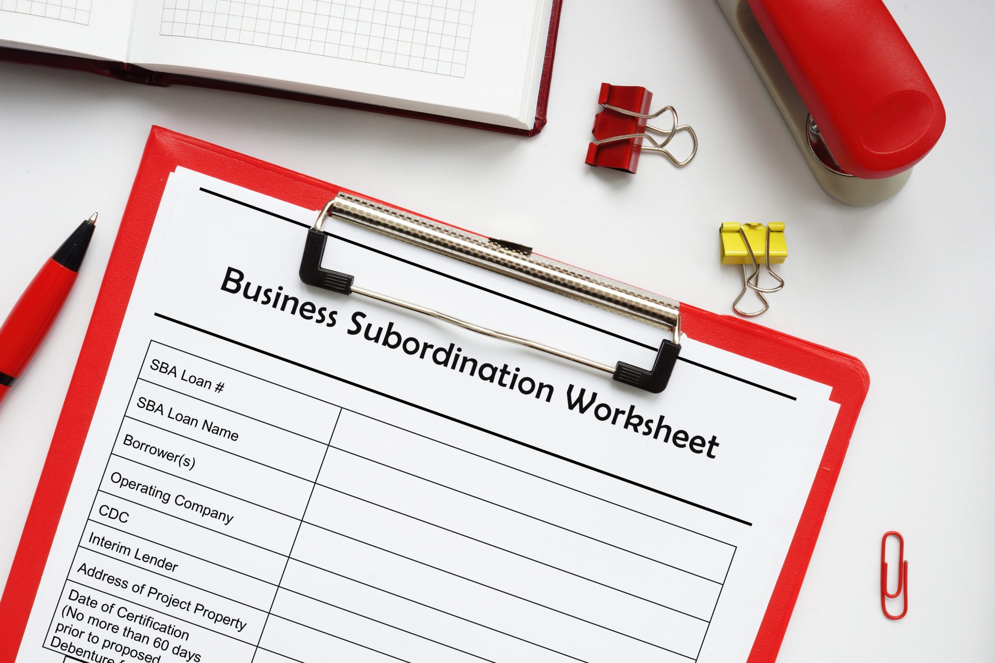 SBA Subordination With Bankers Factoring
