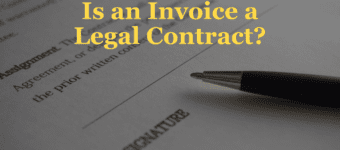 Is an Invoice a Legal Contract