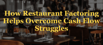 Invoice factoring for Restaurant Suppliers