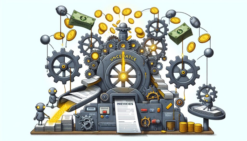 Invoice factoring process illustration