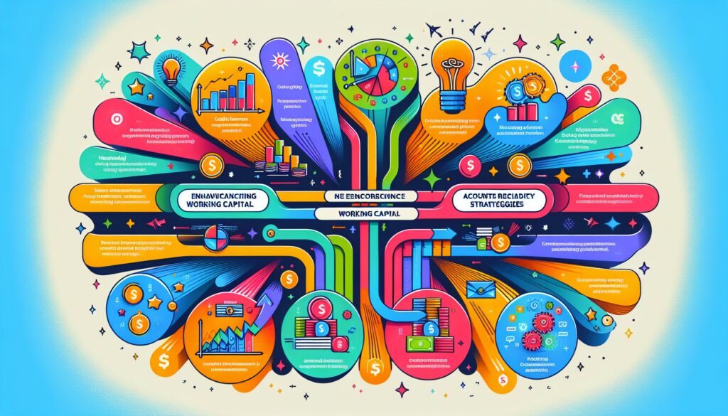 A vibrant infographic showcasing strategies for enhancing working capital.