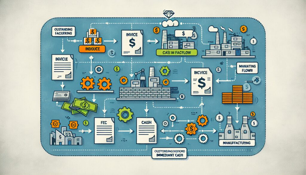 The process of invoice factoring for manufacturers