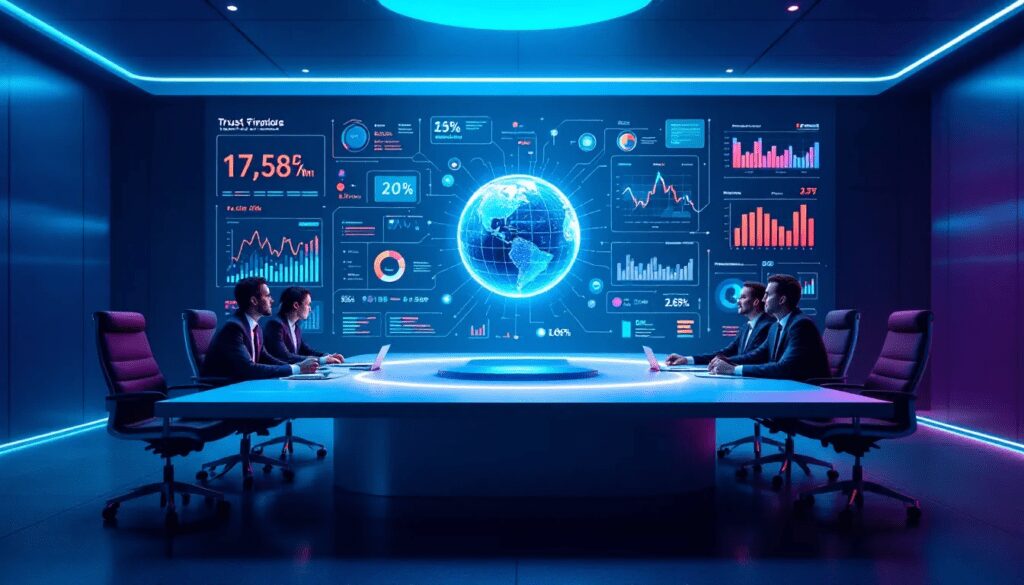 A strategic meeting discussing finance options for company growth