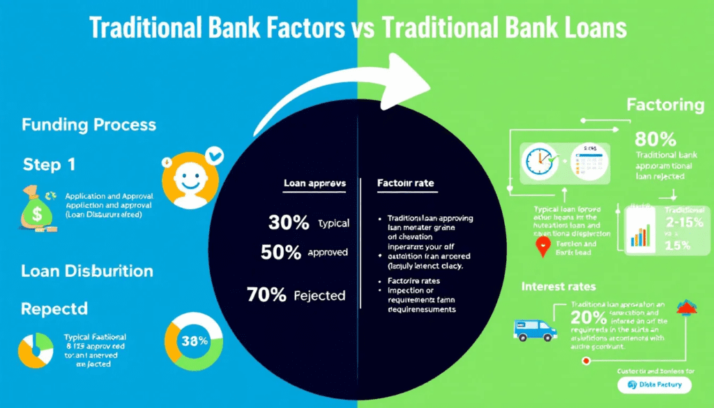 Comparison of a factor facility and a traditional bank loan