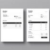 Invoicing without a company using a simple invoice template