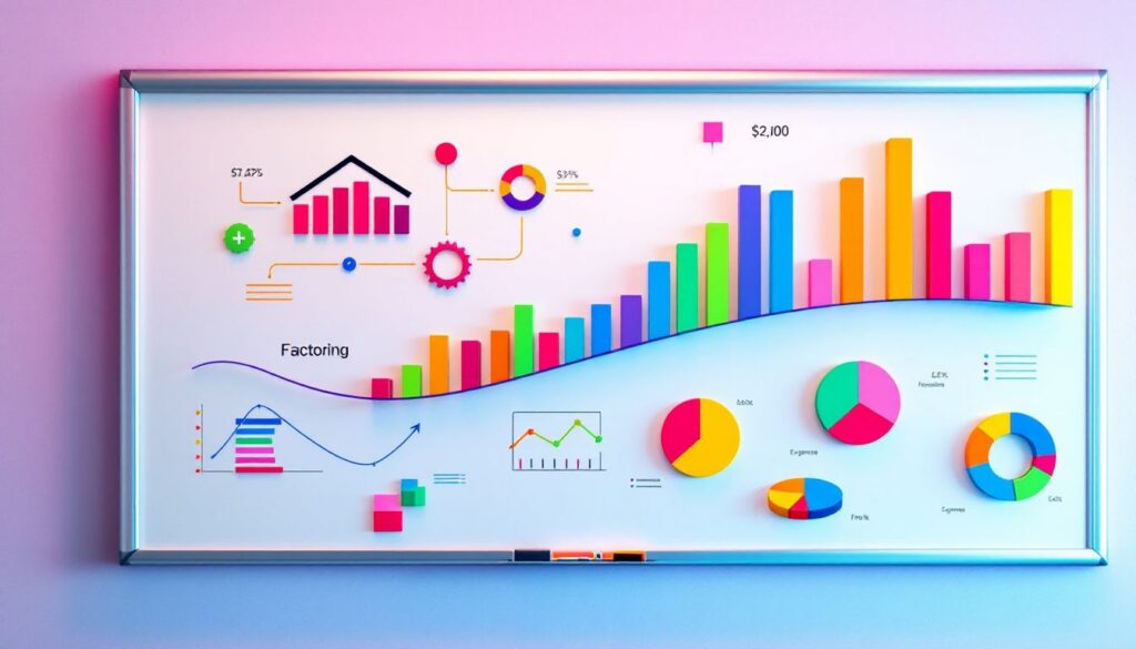 A comparison chart of different factoring companies